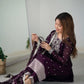 Blooming Rangoli Silk Embroidered Suit Set with Dupatta
