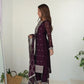 Blooming Rangoli Silk Embroidered Suit Set with Dupatta