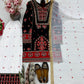 Onyx Tribal Motif Suit