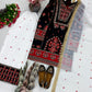Onyx Tribal Motif Suit