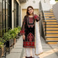 Onyx Tribal Motif Suit