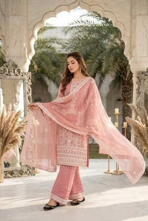 Dusty Rose Sequin Suit