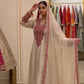 Ivory Cording Anarkali Gown