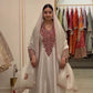 Ivory Cording Anarkali Gown