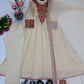 Ivory Cording Anarkali Gown