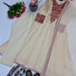 Ivory Cording Anarkali Gown