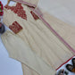 Ivory Cording Anarkali Gown