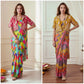 Mirror Jacket Print Saree