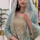 Sage Cording Sequin Sharara
