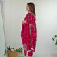 Blooming Rangoli Silk Embroidered Suit Set with Dupatta