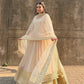Off White Georgette Sequins Embroidered Kurta Plazo Set