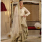 Off White Georgette Sequins Embroidered Kurta Plazo Set