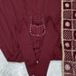 Pearl Trim Flare Anarkali
