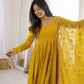 Pearl Trim Flare Anarkali