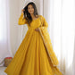 Pearl Trim Flare Anarkali