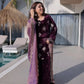 Ice Velvet Zari Embroidered Kurta Palazzo Set With Dupatta