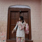 Indigo Floral Farshi Suit