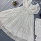 Ivory Chikankari Sequin Anarkali Set
