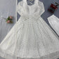 Ivory Chikankari Sequin Anarkali Set