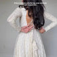 Ivory Chikankari Sequin Anarkali Set