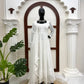 Ivory Chikankari Sequin Anarkali Set