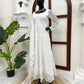 Ivory Chikankari Sequin Anarkali Set