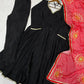 Ivory Chinon Kurti Pant Set with Printed Dupatta