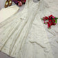 Ivory Chinon Silk Embroidered Anarkali Suit with Dupatta