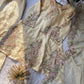 Ivory Cream Fendy Sequins Embroidered Kurti Palazzo Set for Wedding & Festive Wear