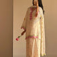 Ivory Embroidered Farshi Suit