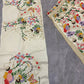 Ivory Floral Embroidered Masti Silk Lehenga Set for Wedding and Festive Occasions