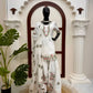 Ivory Floral Farshi Sharara