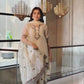 Ivory Floral Farshi Sharara