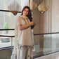 Ivory Floral Farshi Sharara
