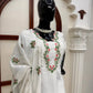 Ivory Floral Farshi Sharara