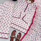 Ivory Floral Farshi Suit