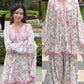 Ivory Floral Farshi Suit