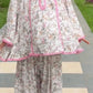 Ivory Floral Farshi Suit