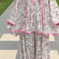 Ivory Floral Farshi Suit