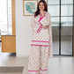 Ivory Floral Farshi Suit
