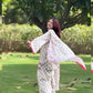 Ivory Floral Farshi Suit