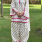 Ivory Floral Farshi Suit