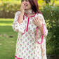 Ivory Floral Farshi Suit