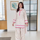 Ivory Floral Farshi Suit