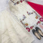 Ivory Floral Moti Sharara
