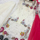 Ivory Floral Moti Sharara