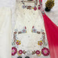 Ivory Floral Moti Sharara