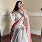 Ivory Floral Moti Sharara