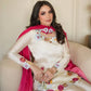 Ivory Floral Moti Sharara