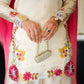 Ivory Floral Moti Sharara